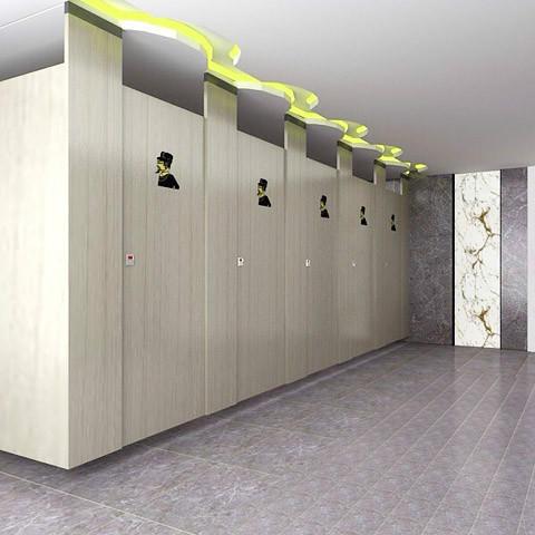 盈客YK-005-012高端衛生間隔斷 抗倍特板的卓越設計與細節